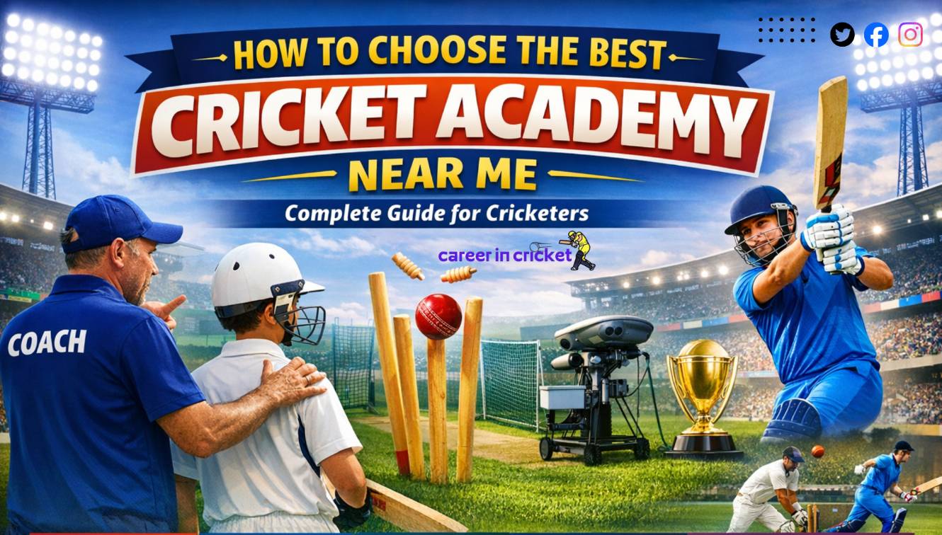 How to Choose the Best Cricket Academy Near Me – Complete Guide for Cricketers