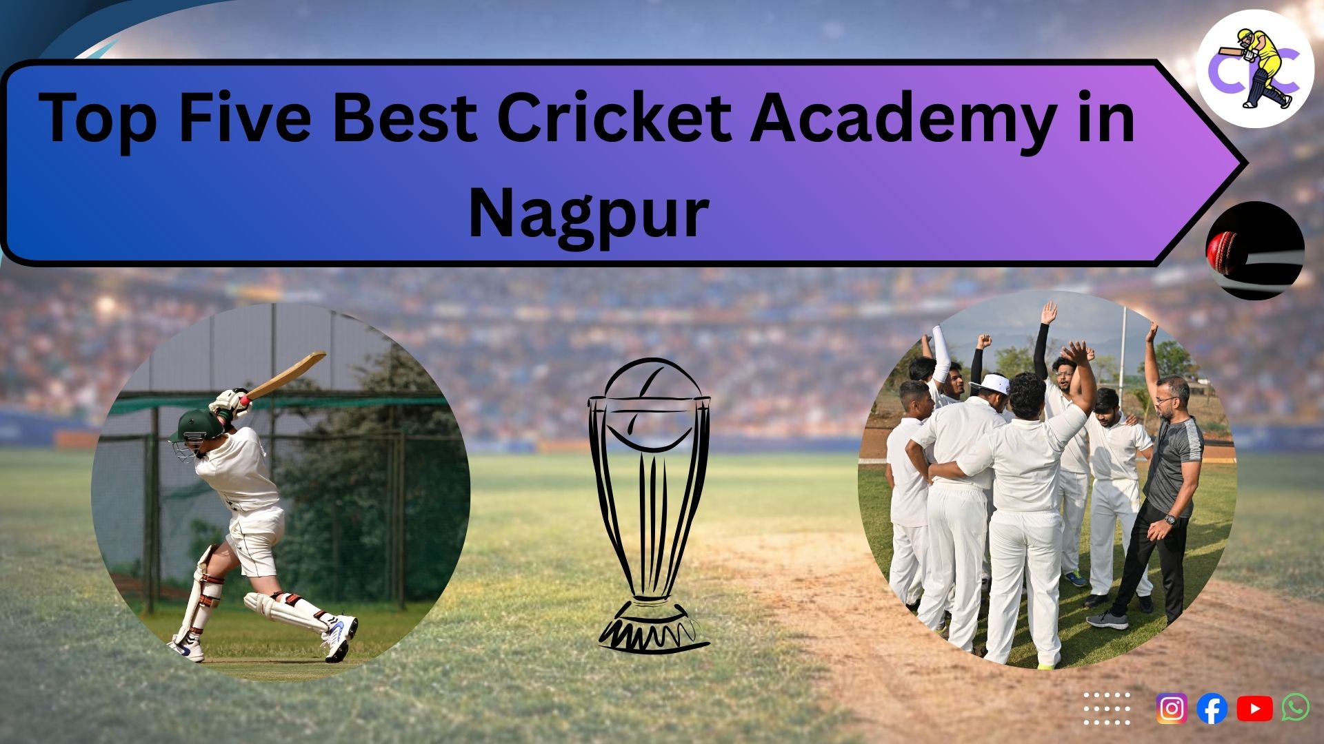 Top Five Best Cricket Academy in Nagpur