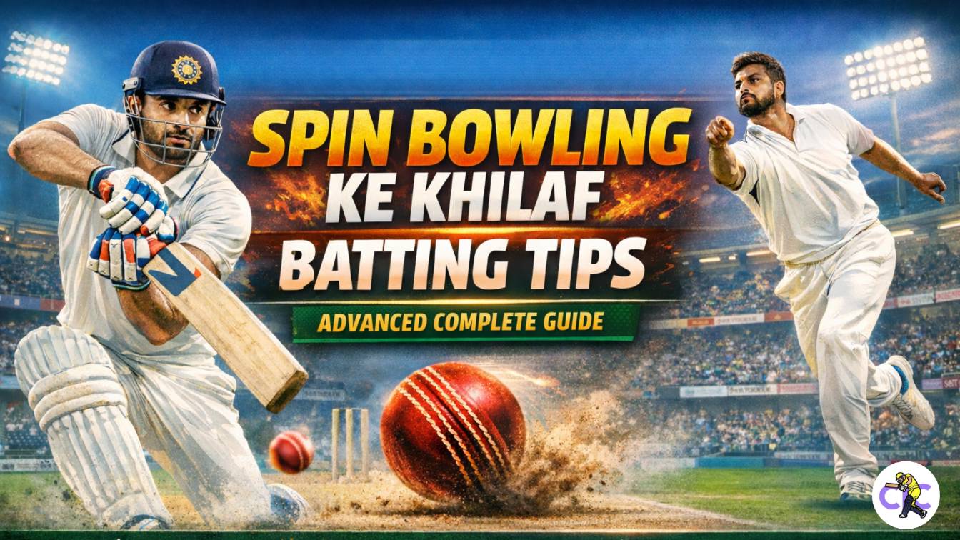 Spin Bowling Ke Khilaf Batting Tips – Advanced Complete Guide