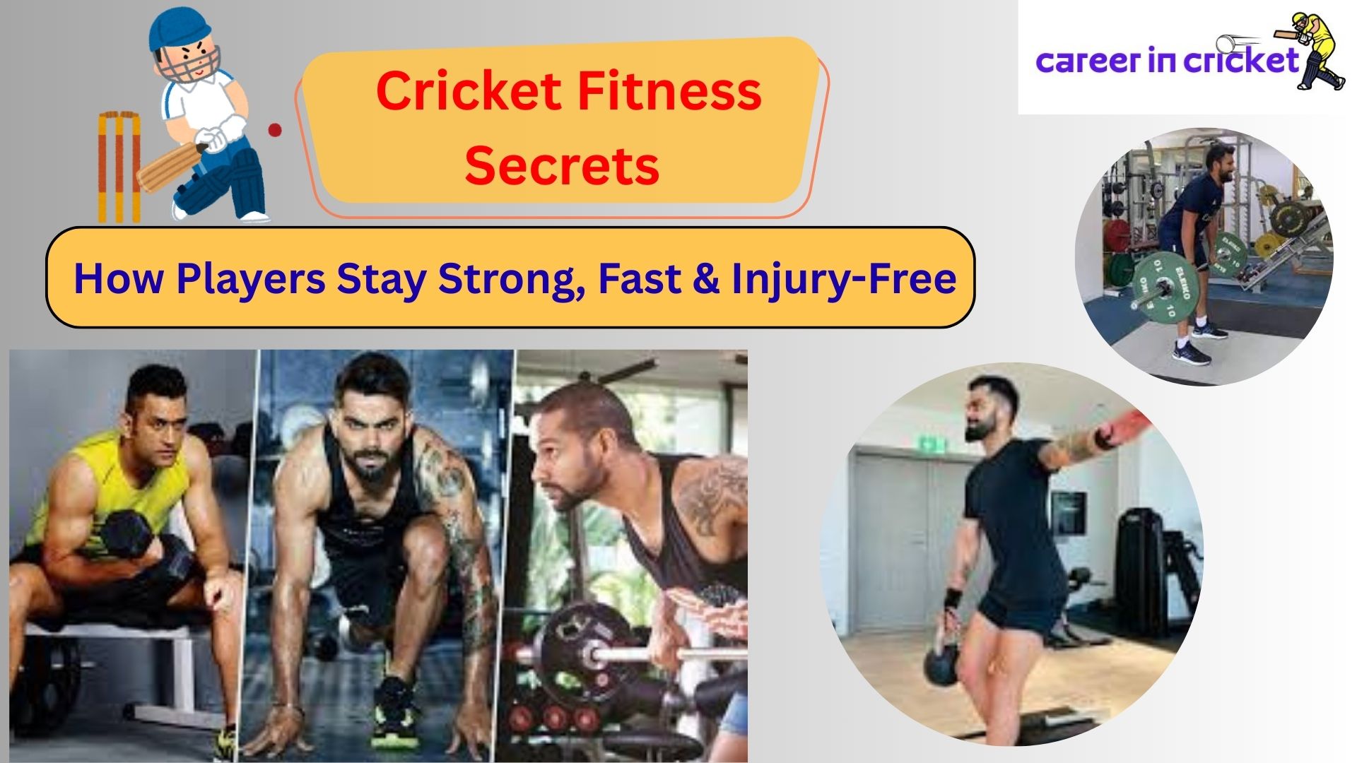 Cricket Fitness Secrets: How Players Stay Strong, Fast & Injury-Free