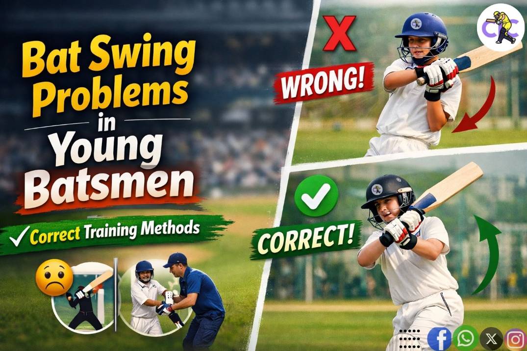 Bat Swing Problems in Young Batsmen and Correct Training Methods