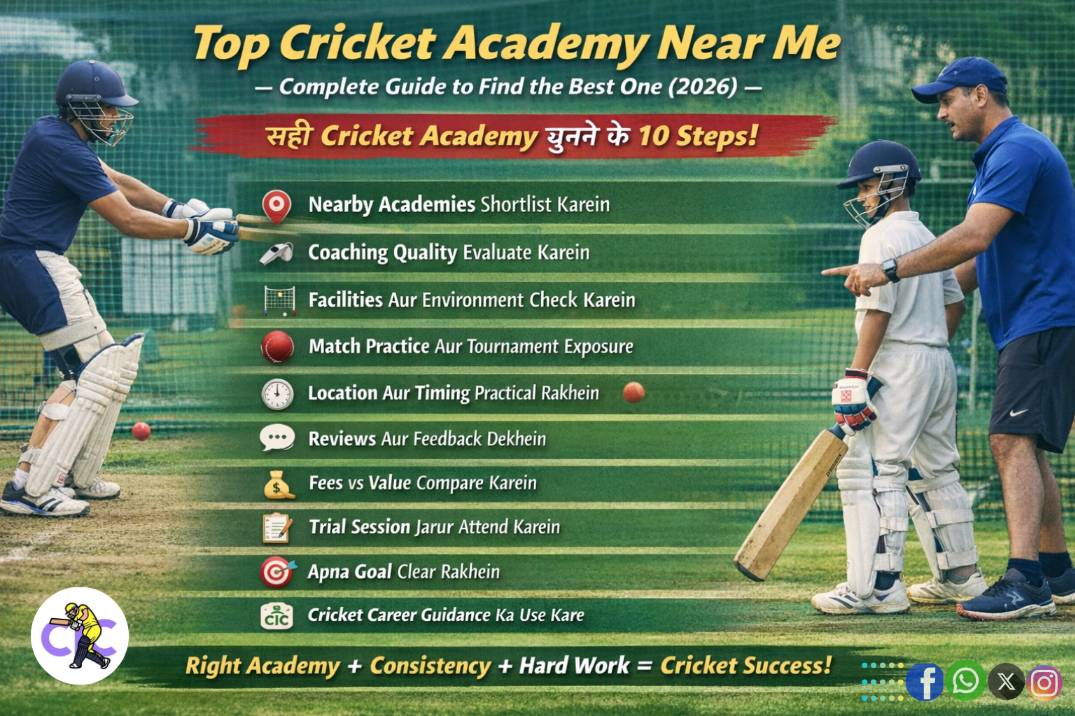 Top Cricket Academy Near Me – Complete Guide to Find the Best One (2026)
