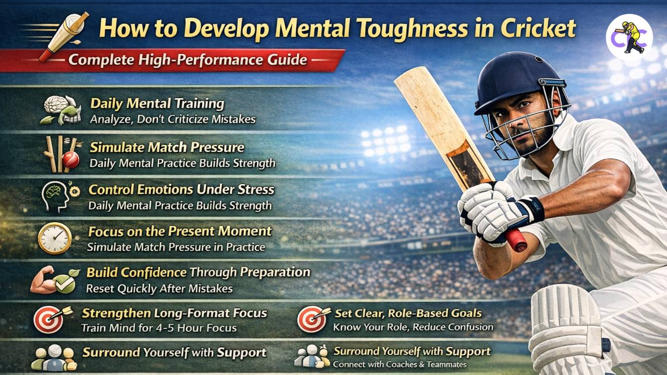  How to Develop Mental Toughness in Cricket – Complete High-Performance Guide