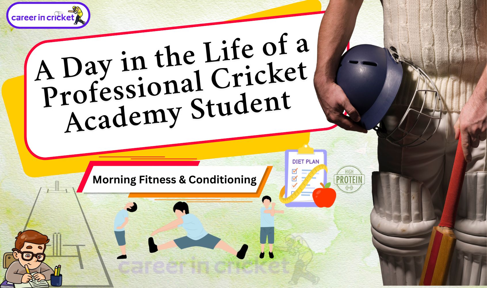 A Day in the Life of a Professional Cricket Academy Student