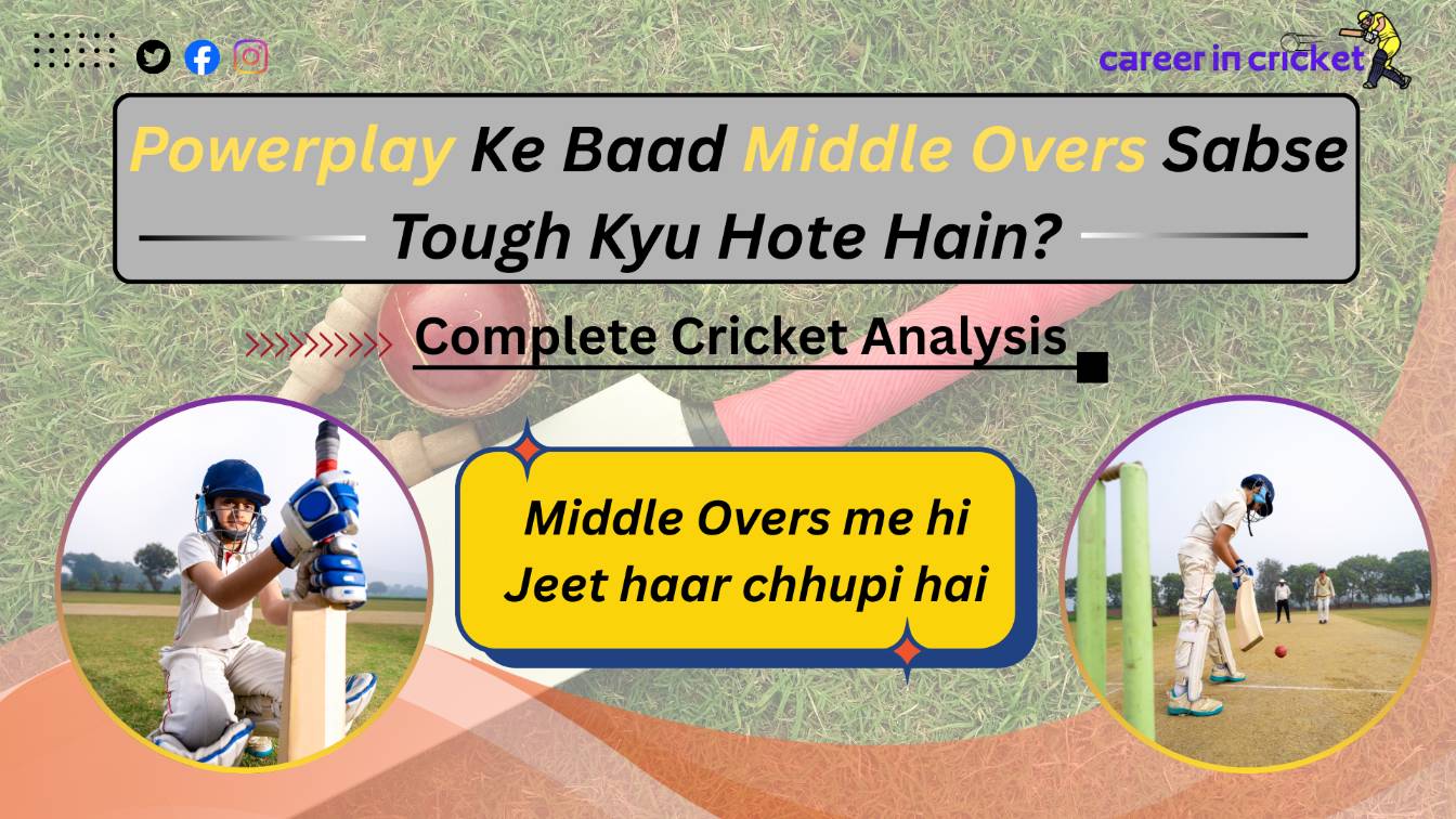  Powerplay Ke Baad Middle Overs Sabse Tough Kyu Hote Hain? Complete Cricket Analysis