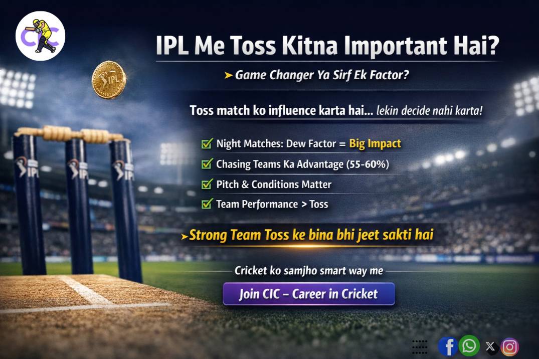 Toss Ka Impact IPL Match Me Kitna Hota Hai? – Complete Analysis (2026)