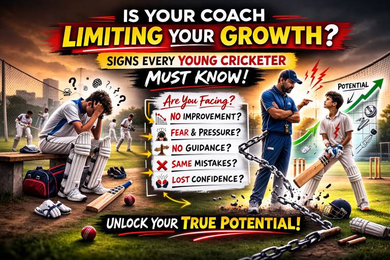 Is Your Coach Limiting Your Growth? Signs Every Young Cricketer Must Know