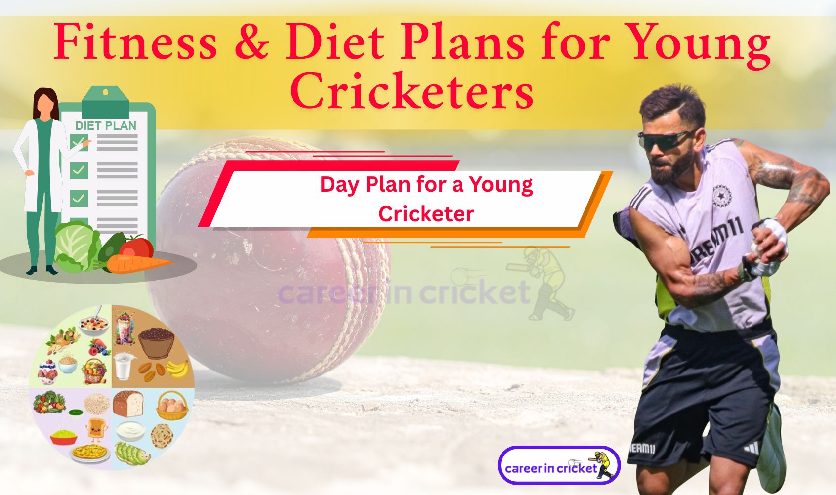 Fitness & Diet Plans for Young Cricketers Looking to Improve Performance