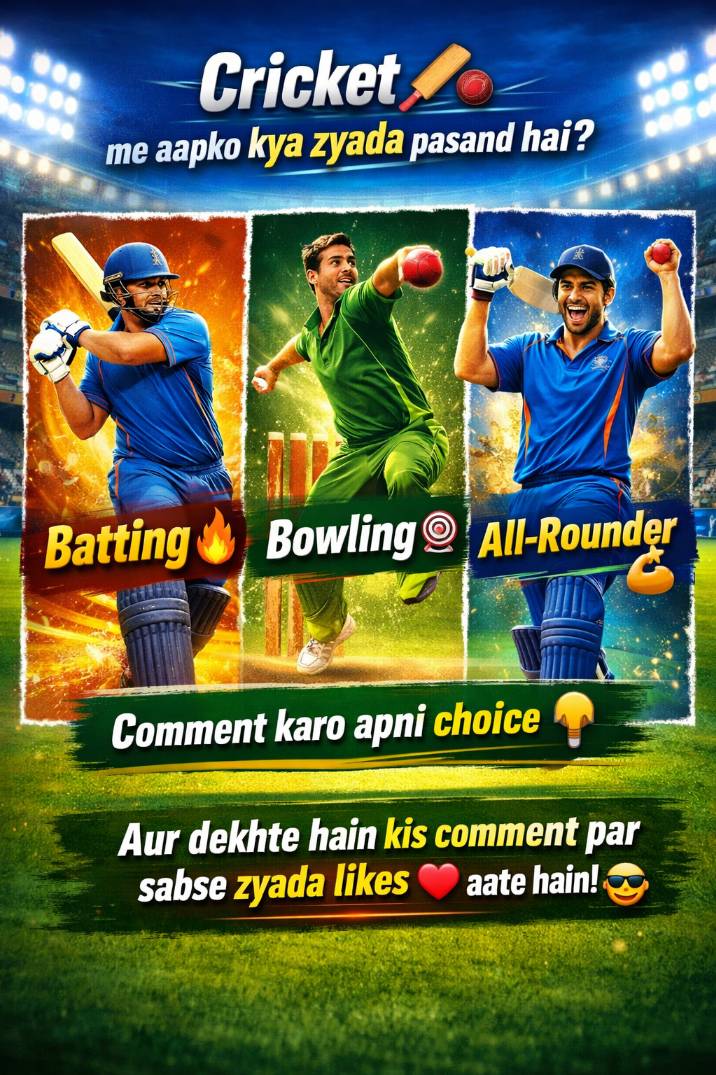 Cricket post shared by Rohit Kumar on CricSocial